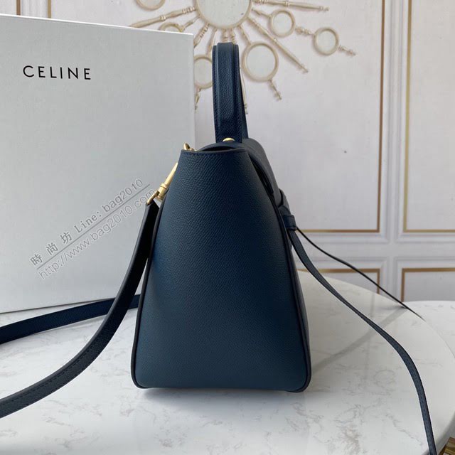 Celine女包 賽琳經典款大號女包 Celine belt bag 掌紋牛皮鯰魚包 189103  slyd2199